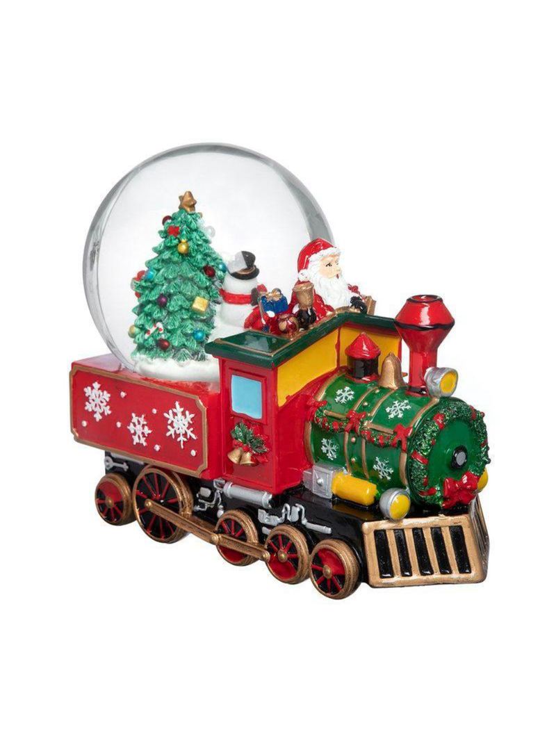 Globo musical holiday trem 17 5 cm saz home style