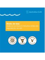 Protetor solar facial com cor gel creme australian gold