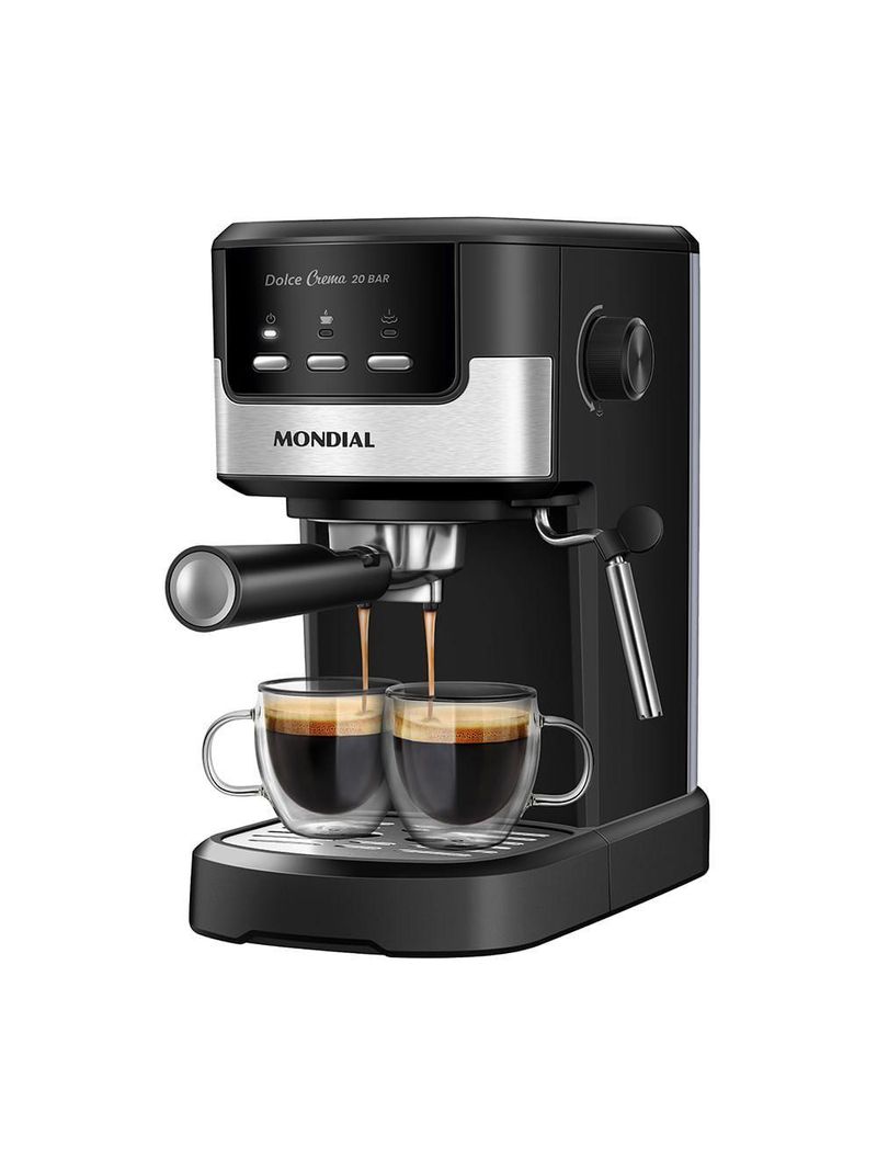 Cafeteira Espresso Dolce Crema 20 Bar Mondial C-20-EC 220V/60HZ