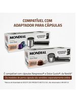 Cafeteira Espresso Dolce Crema 20 Bar Mondial C-20-EC 220V/60HZ