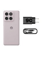 Smartphone motorola edge 60 pro 5g rosa 512gb, 12gb ram + 12gb ram boost, tela 67" 120hz, câmera sony lytia 700c 50mp e dimensity 8350 extreme