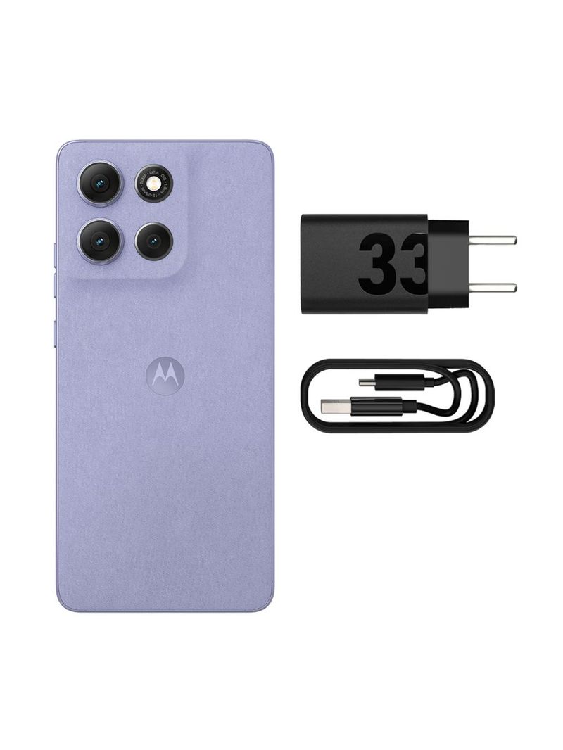 Smartphone motorola moto g86 5g tela 6,7” 15k poled 512gb câmera sony 50mp lilás