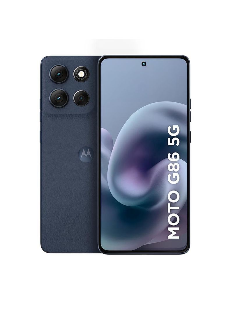 Smartphone motorola moto g86 5g tela 67" poled 256gb 8gb ram câmera 50mp 4k ip69 desbloqueado grafite