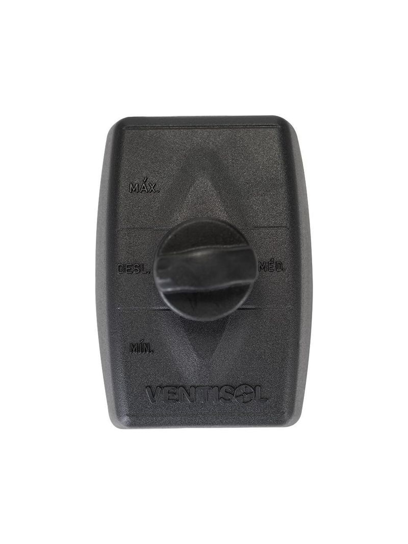 Ventilador De Parede 60Cm Com 3 Pás New Ventisol Preto 127V