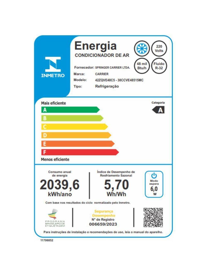 Ar Condicionado Split Teto Carrier Xpower Connect 48000 BTUs Frio Inverter 220V 38CCVE48515MC