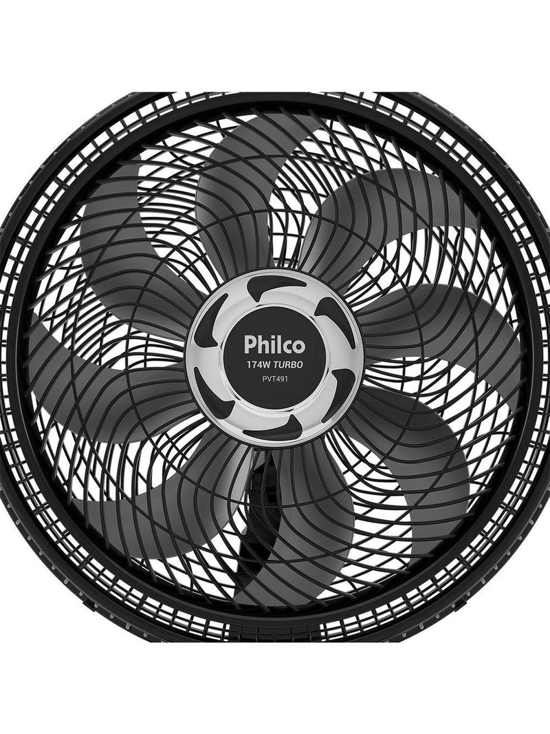 Ventilador De Mesa Philco 40cm Pvt491 Preto 220v