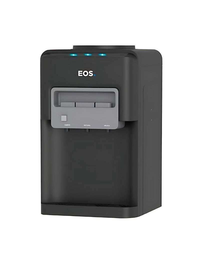 Bebedouro Agua Quente Natural E Gelada Eletrônico Preto Galão Mineralle EBE06QP 220V