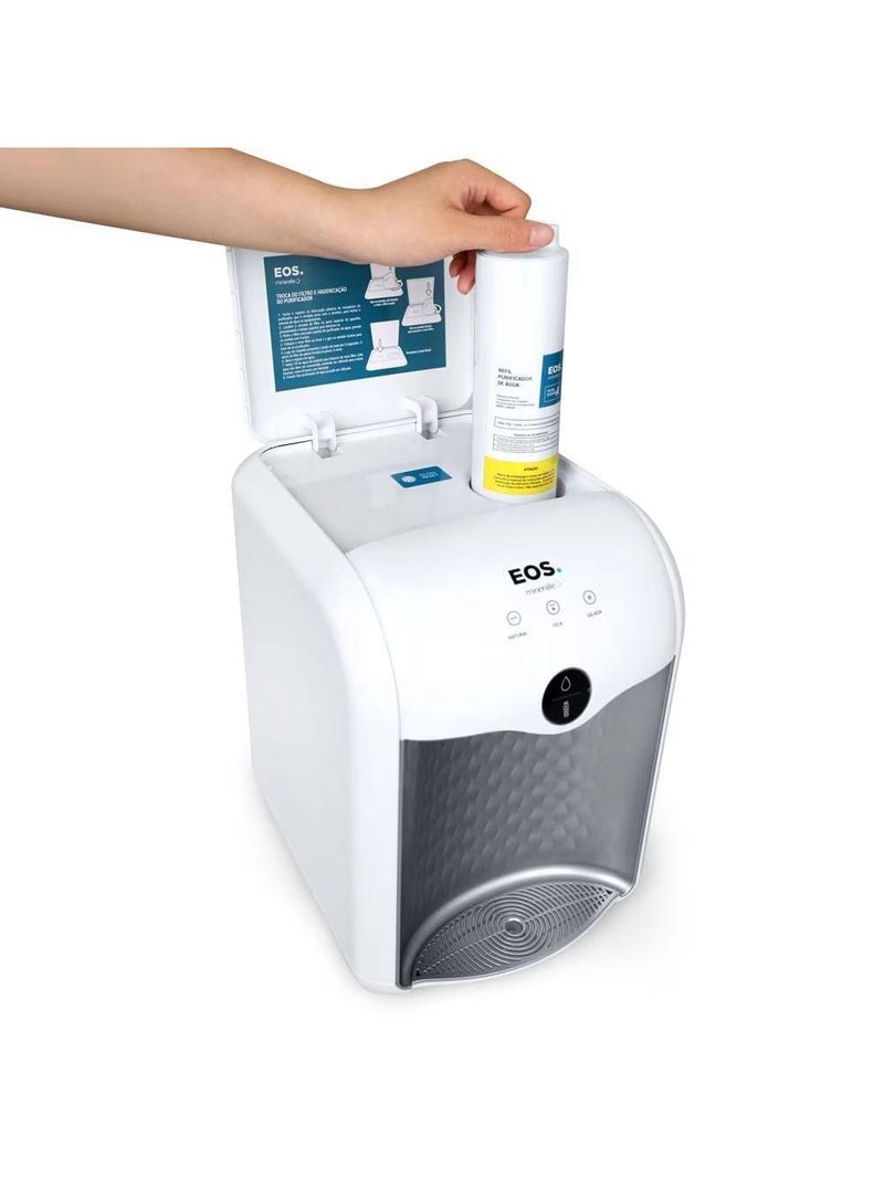 Bebedouro Purificador De água Eletrônico 3 Temperaturas Mineralle Epe01b Branco Bivolt - Eos Bivolt