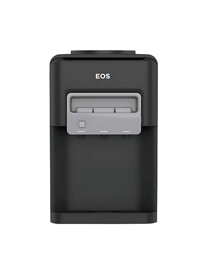 Bebedouro Agua Quente Natural E Gelada Eletrônico Preto Galão Mineralle EBE06QP 110V