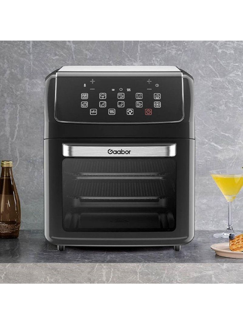 Fritadeira Elétrica Air Fryer Oven Gaabor 12 Litros 1800W Preto 110V