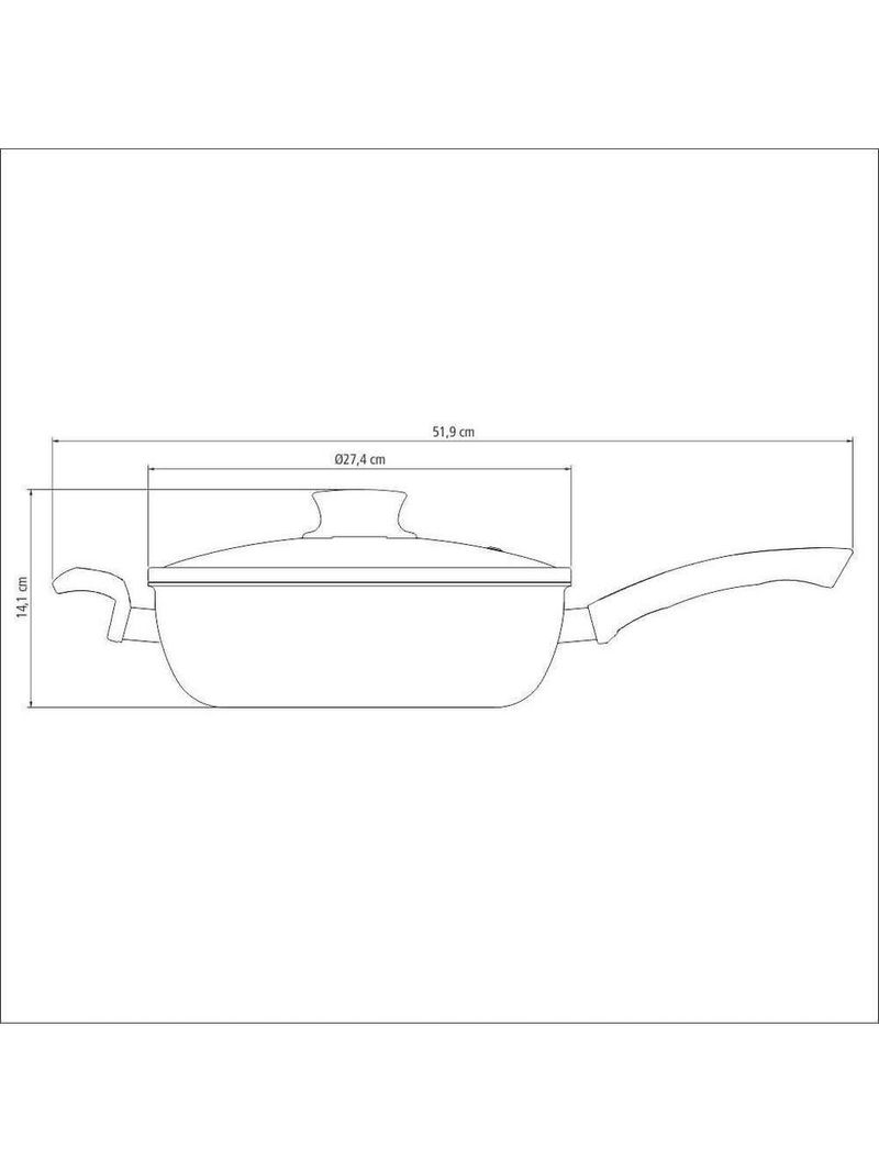Fritadeira Multiuso Tramontina Paris 26cm Vermelha