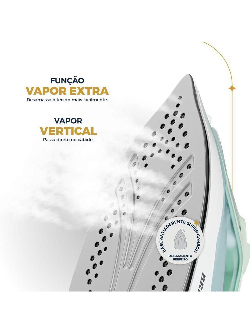 Ferro de Passar a Vapor Super Carbon Britânia BFV08 220V