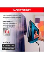 Ferro De Passar Arno A Vapor Ultragliss Plus FMY Azul 110V