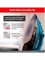 Ferro De Passar Arno A Vapor Ultragliss Plus FMY Azul 110V