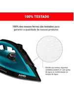 Ferro De Passar Arno A Vapor Ultragliss Plus FMY Azul 110V