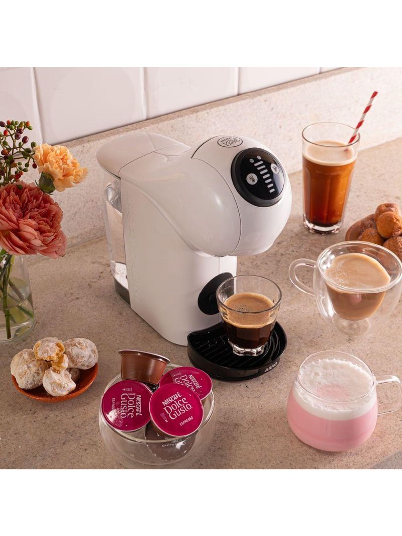 Cafeteira Nescafé Dolce Gusto Arno Genio S Basic DGS1 Branca 110V