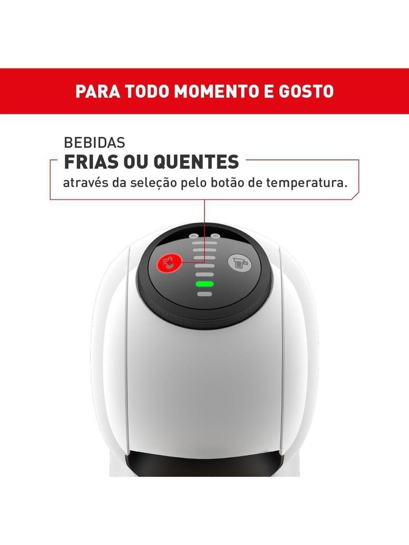 Cafeteira Nescafé Dolce Gusto Arno Genio S Basic DGS1 Branca 110V