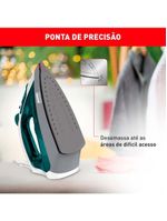Ferro De Passar A Vapor Arno Steamgliss Branco/verde 110V