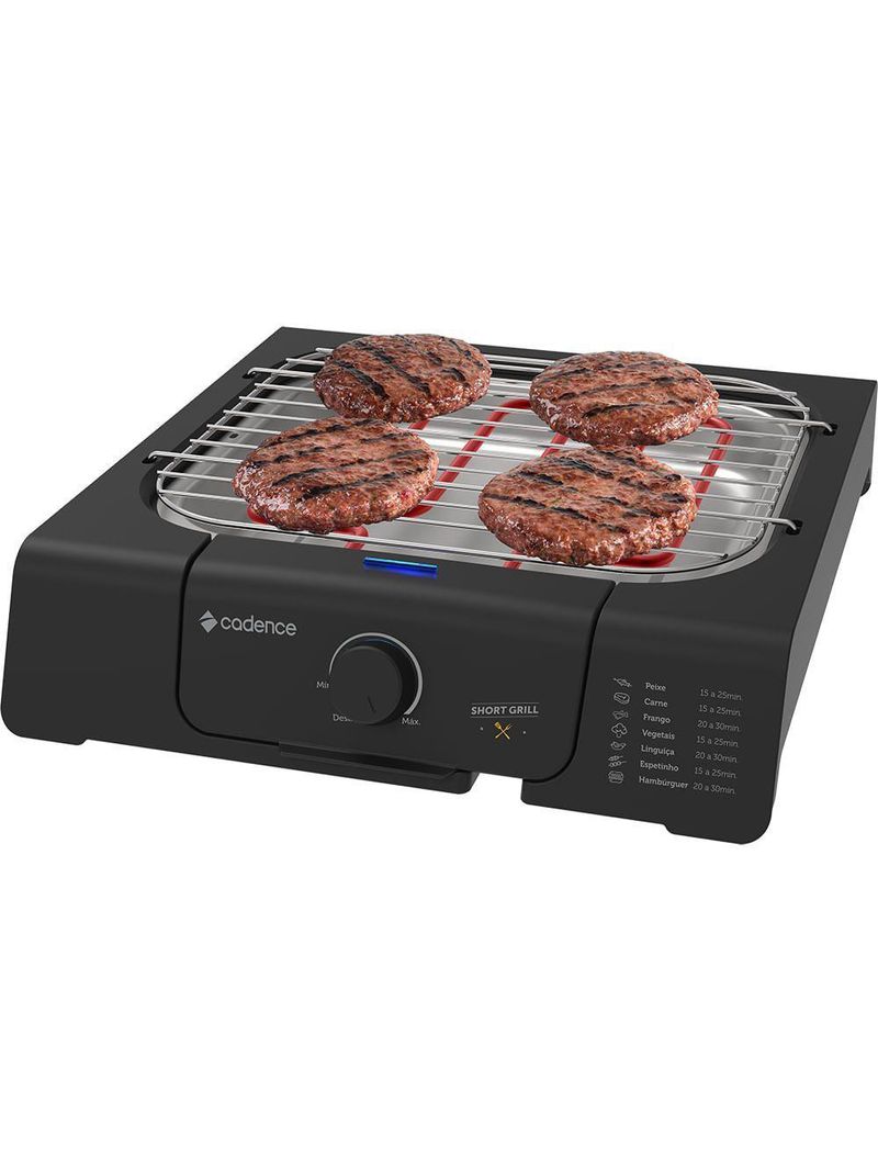 Churrasqueira Elétrica Cadence Short Grill 110V