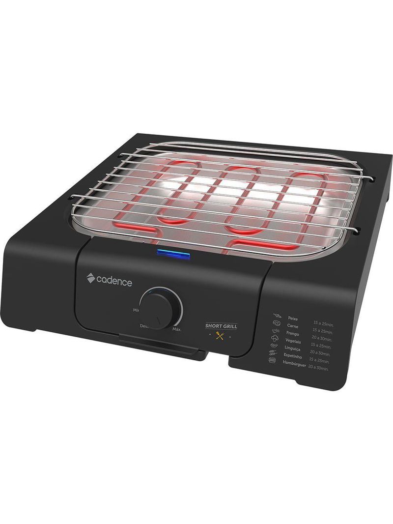 Churrasqueira Elétrica Cadence Short Grill 110V