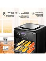Fritadeira Sem óleo Air Fryer Oven Digital Toutch Titanium 12l Premium Eaf12t 220v - Eos 220v