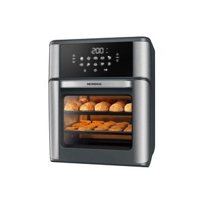 Fritadeira Air Fryer Forno Oven 12L Mondial Cinza/inox 2000W AFON-12L-GI 110V