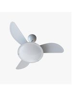 Ventilador De Teto Ventisol Sunny Inverter Com Controle Branco Bivolt