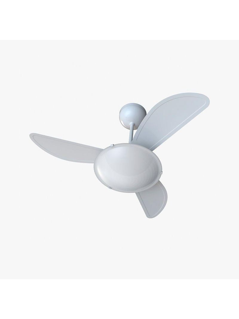 Ventilador De Teto Ventisol Sunny Inverter Com Controle Branco Bivolt