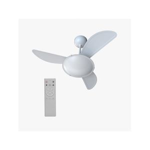 Ventilador De Teto Ventisol Sunny Inverter Com Controle Branco Bivolt