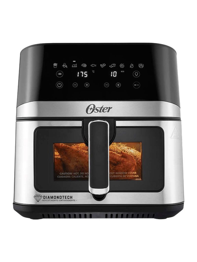 Kit Fritadeira DiamondTech 7,5L e Blender Power Inox 2 Jarras Oster - 110V