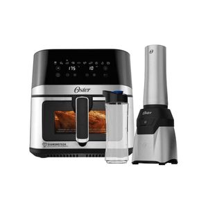 Kit Fritadeira DiamondTech 7,5L e Blender Power Inox 2 Jarras Oster - 110V