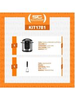 Panela De Pressão Elétrica Digital Epp60di 220v Eos Com Amassador De Batata E Feijão Tramontina 220v