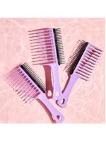 Escova para cabelos crespos e cacheados tangle teezer wide tooth comb