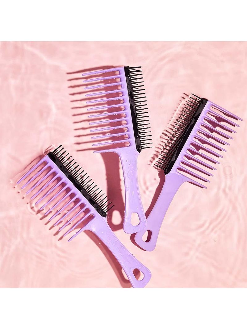 Escova para cabelos crespos e cacheados tangle teezer wide tooth comb
