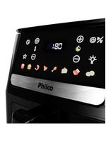 Air Fryer Philco 6,5L Visor Glass e Redstone PAF65A 220V