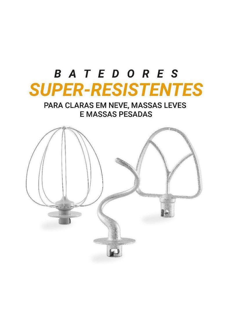 Batedeira Planetária Philco Concept 5L 900W Turbo PBP90A - 110V