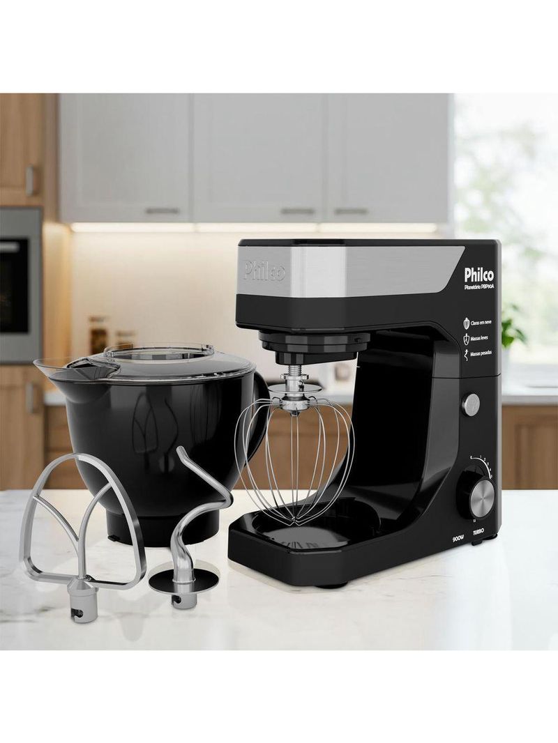 Batedeira Planetária Philco Concept 5L 900W Turbo PBP90A - 110V