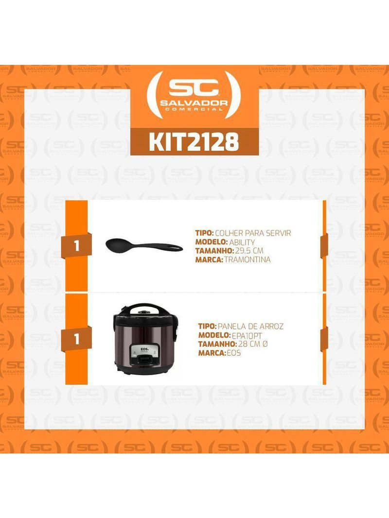 Panela Elétrica De Arroz Tramontina 110V Eos Com Colher Para Servir Tramontina 110V