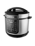 Panela De Pressão Mondial Elétrica Digital 5L 900w Pe-38 Preto/inox - 220V