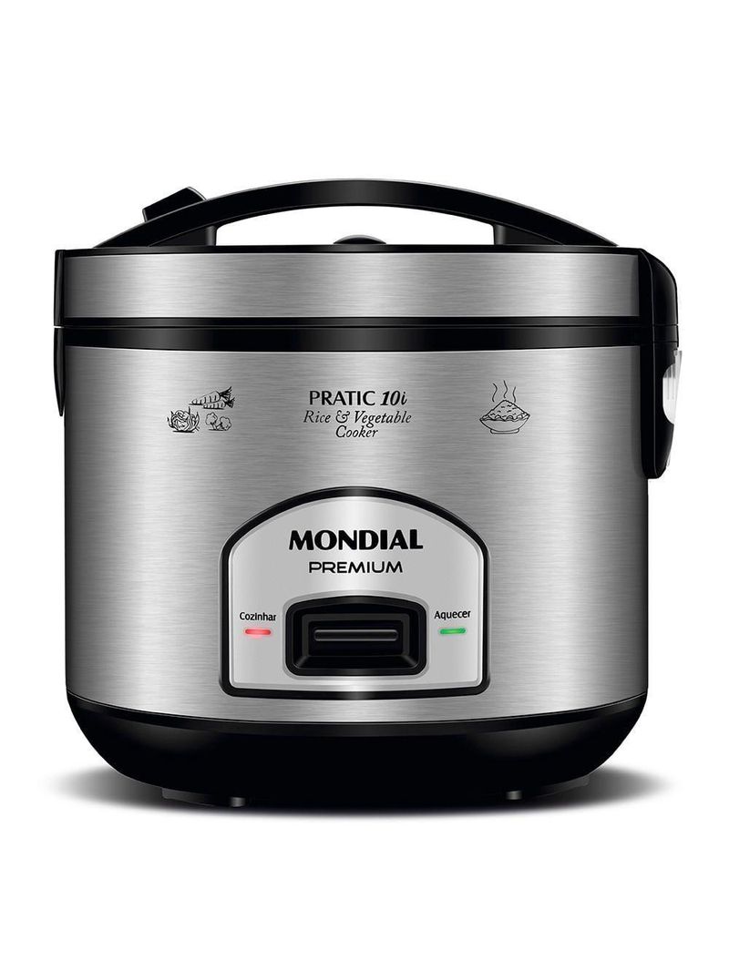 Panela Elétrica Mondial Pratic 10i Pe-42-10x 127v-preto/inox