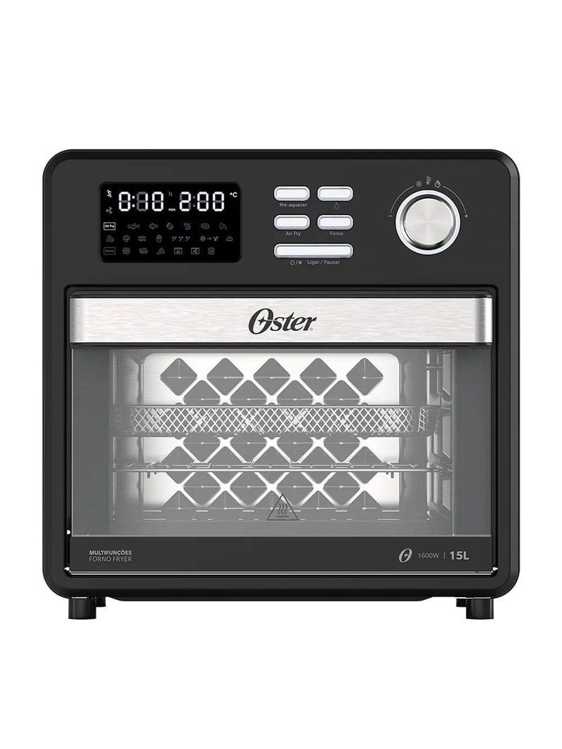 Forno E Fryer 15L Oster Multifunções Compact 10 Em 1 110V