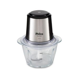 Mini Processador Philco Inox Vidro 1,2L 350W 220V