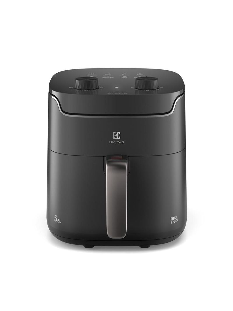 Fritadeira air fryer electrolux eaf40 rita lobo 5,6l efficient 1400w antiaderente desligamento automático econômica cinza