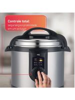 Panela De Pressão Elétrica Multifuncional HQ 6 Litros Inox HQ-Y6MI 110V
