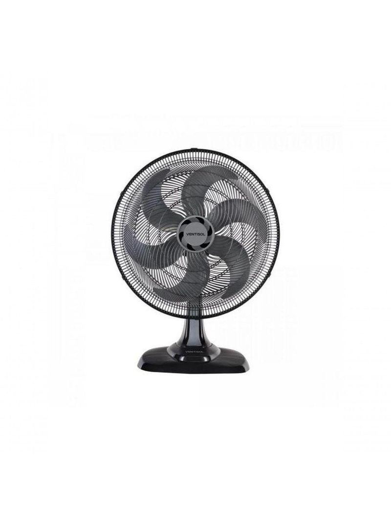 Ventilador De Mesa Ventisol Turbo 6 50cm Preto 220V