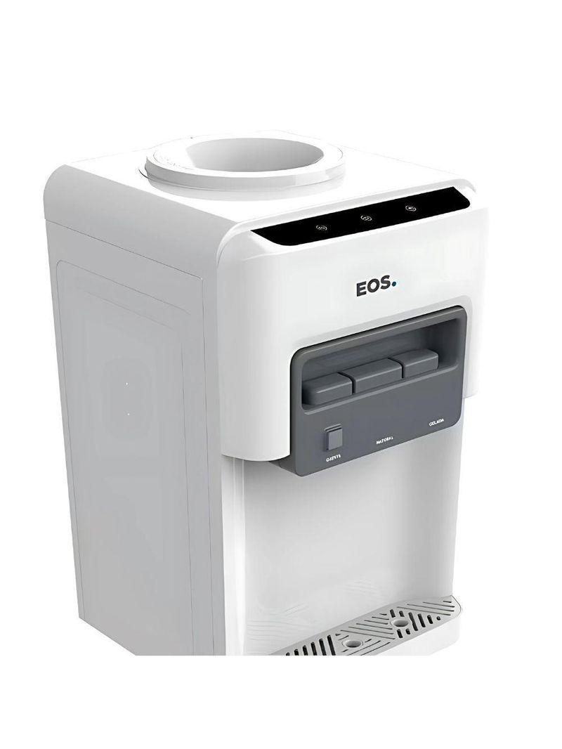 Bebedouro Água Quente Natural E Gelada Eletrônico Branco Galão Mineralle EOS B198238 EBE06QB 220V