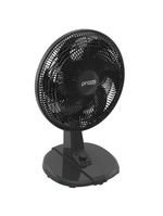 Ventilador De Mesa VENT42PT 6 Pás 3 Velocidades Praxis Preto 220V