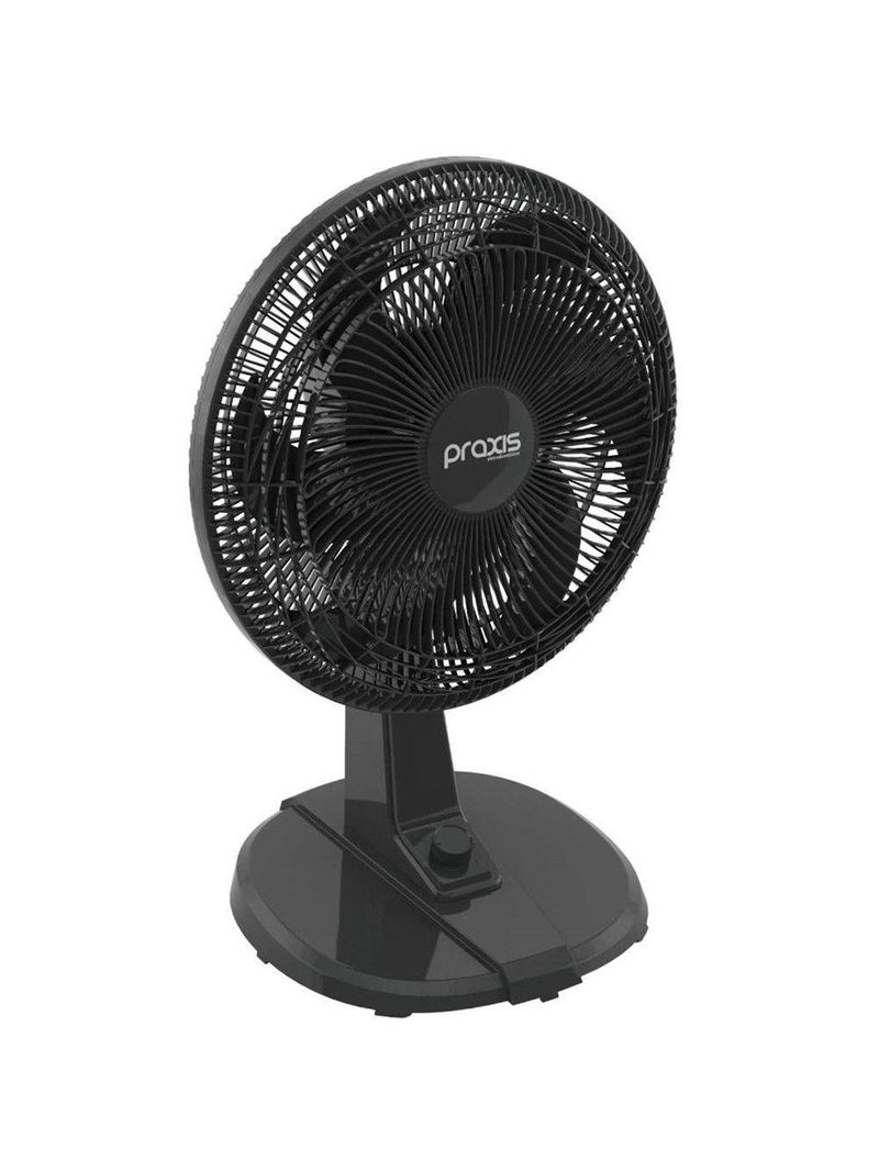 Ventilador De Mesa VENT42PT 6 Pás 3 Velocidades Praxis Preto 220V