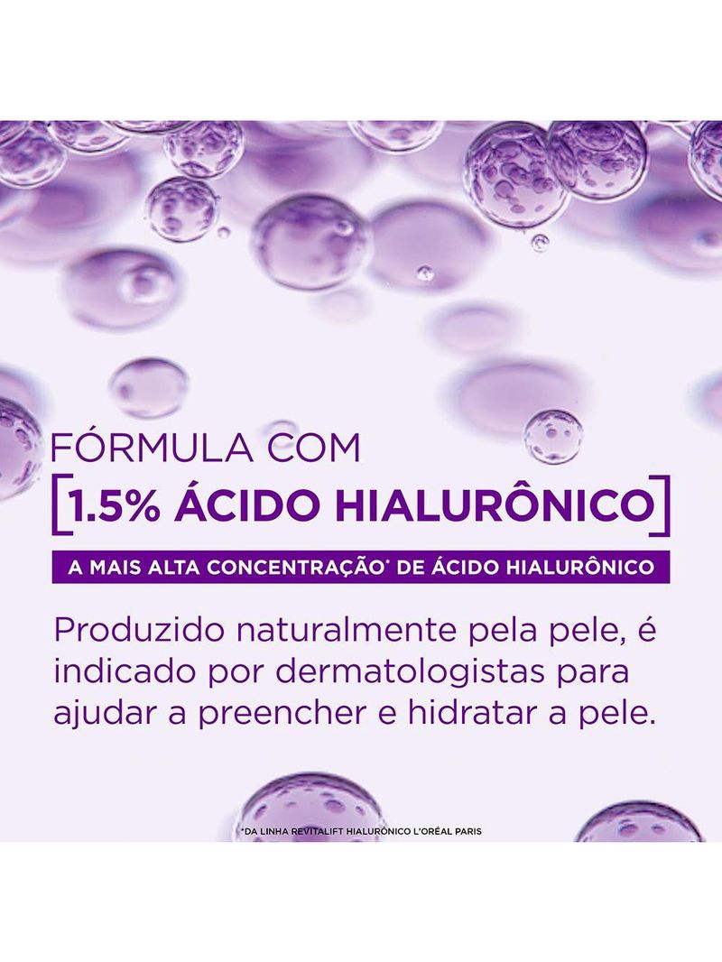 Sérum preenchedor facial anti-idade l'oréal paris revitalift hialurônico