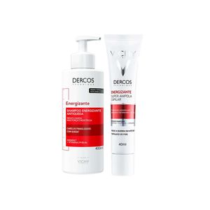 Vichy dercos energizante kit - shampoo + ampola